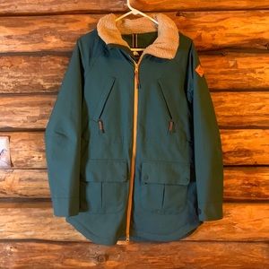 Burton Prowess Ski Snowboard snow jacket turquoise
